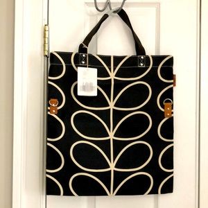 Orla Kiely NWT shoppers tote with optional shoulder strap. Never used.